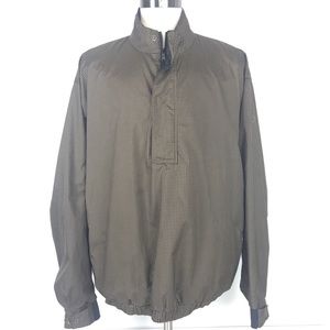 Dryjoy by Footjoy Brown & Black 3/4 Zip Pullover